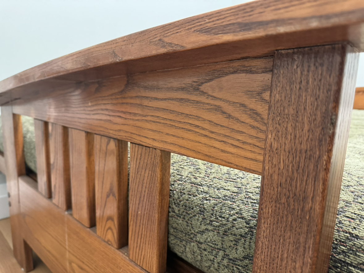 Solid wood futon couch image indicator(3)