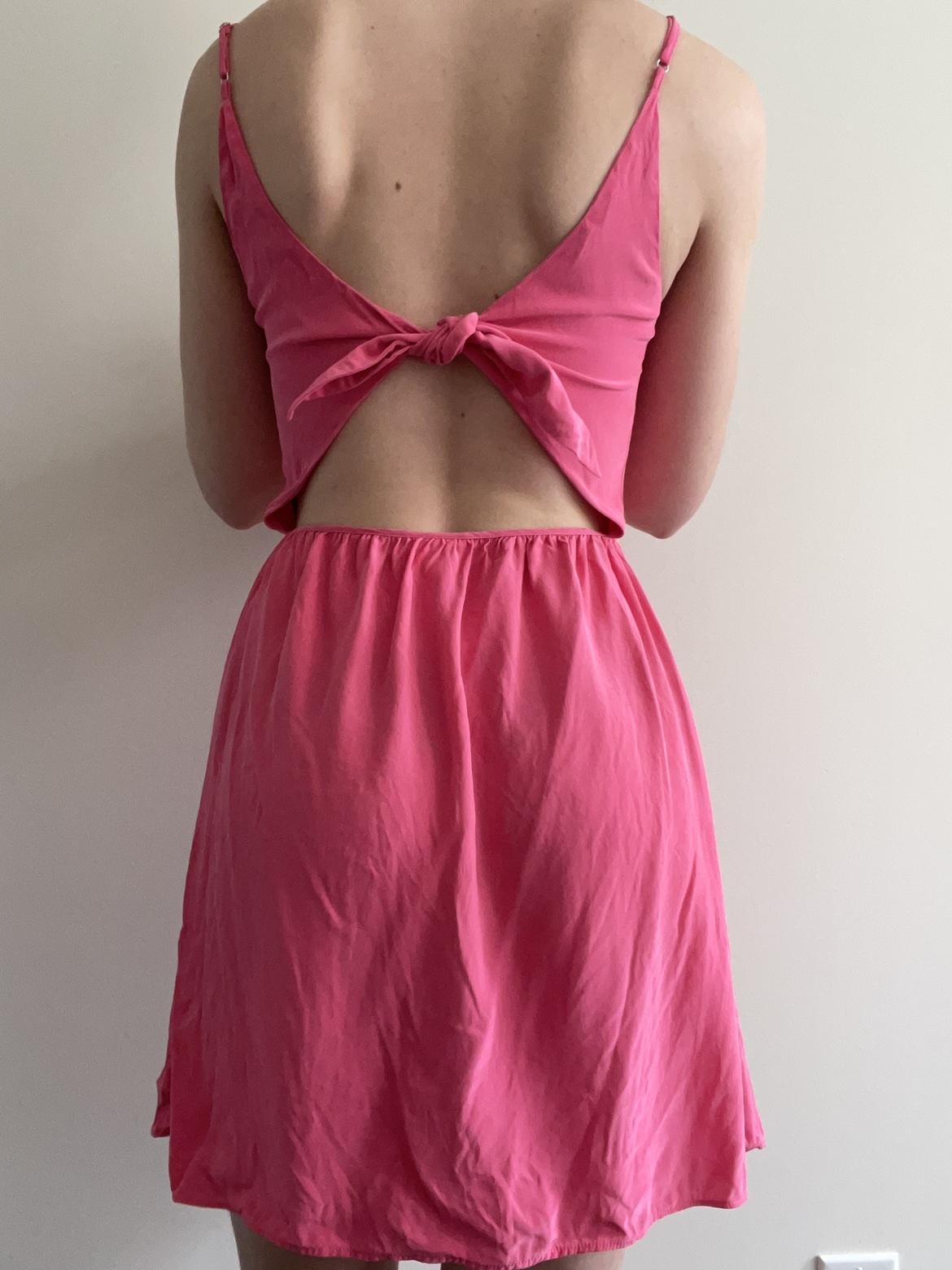 100% silk sun dress size XS image indicator(2)