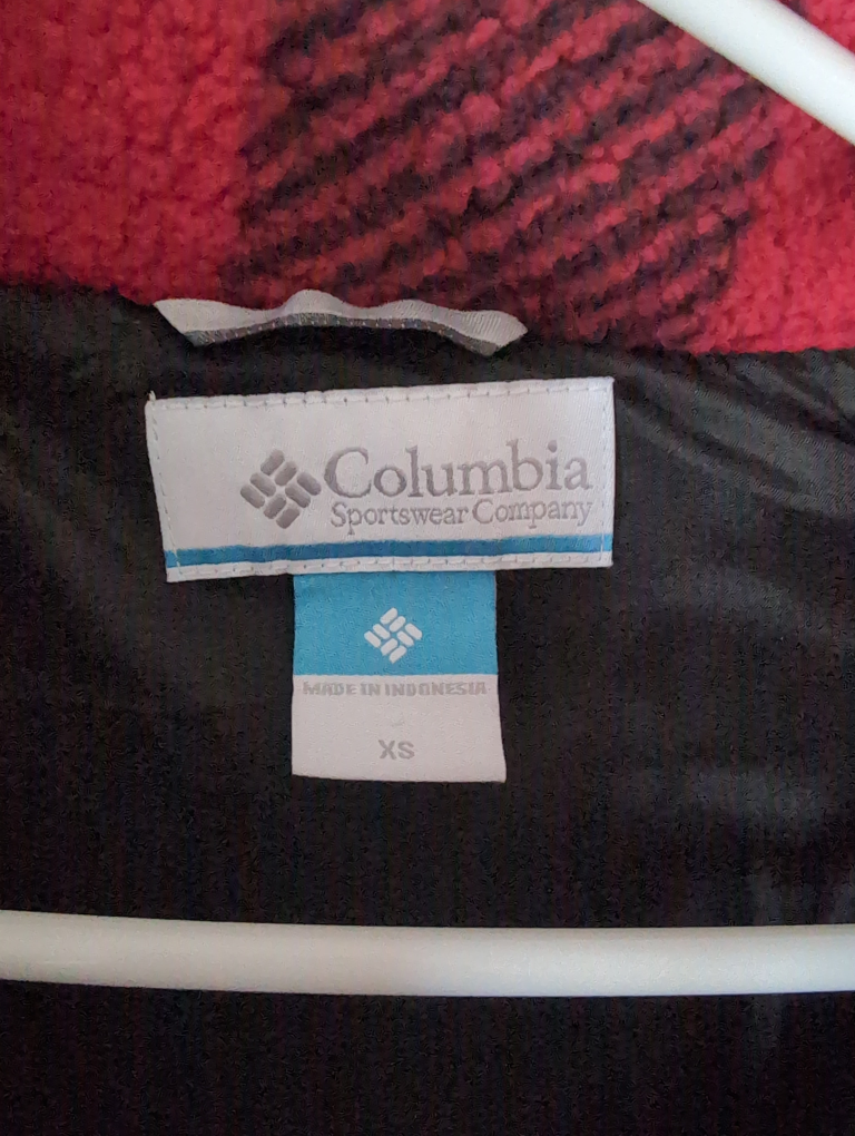 Columbia plaid winter jacket, XS - photo 2