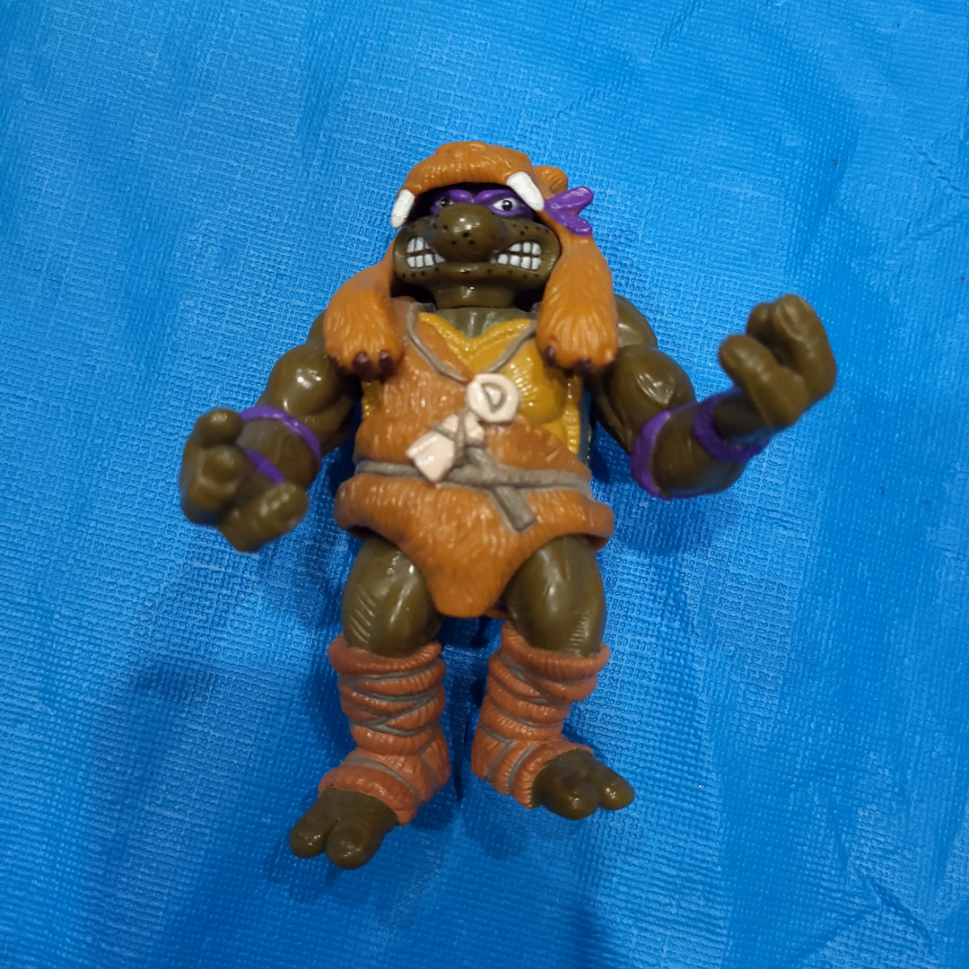 Rare TMNT Donatello Figure Vintage 1993 Caveman Turtles thumbnail