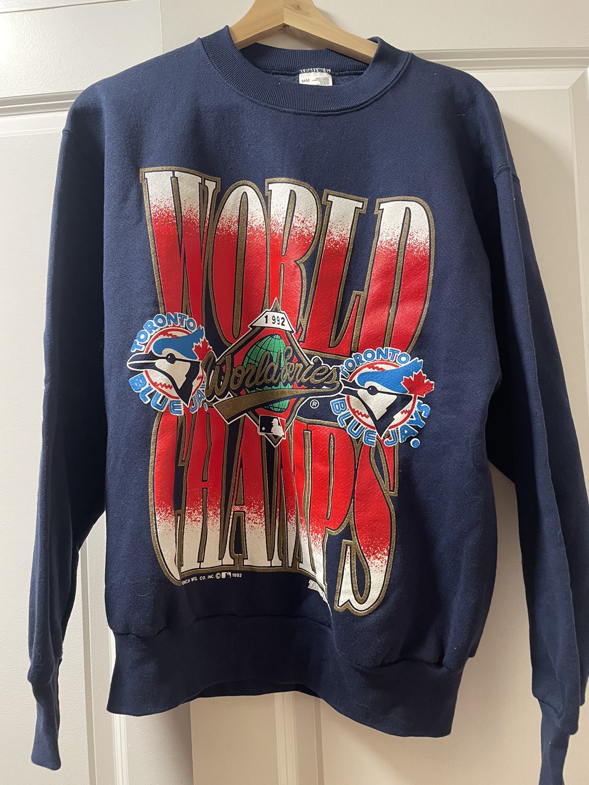 1992 Blue Jays World Series sweater (M) thumbnail
