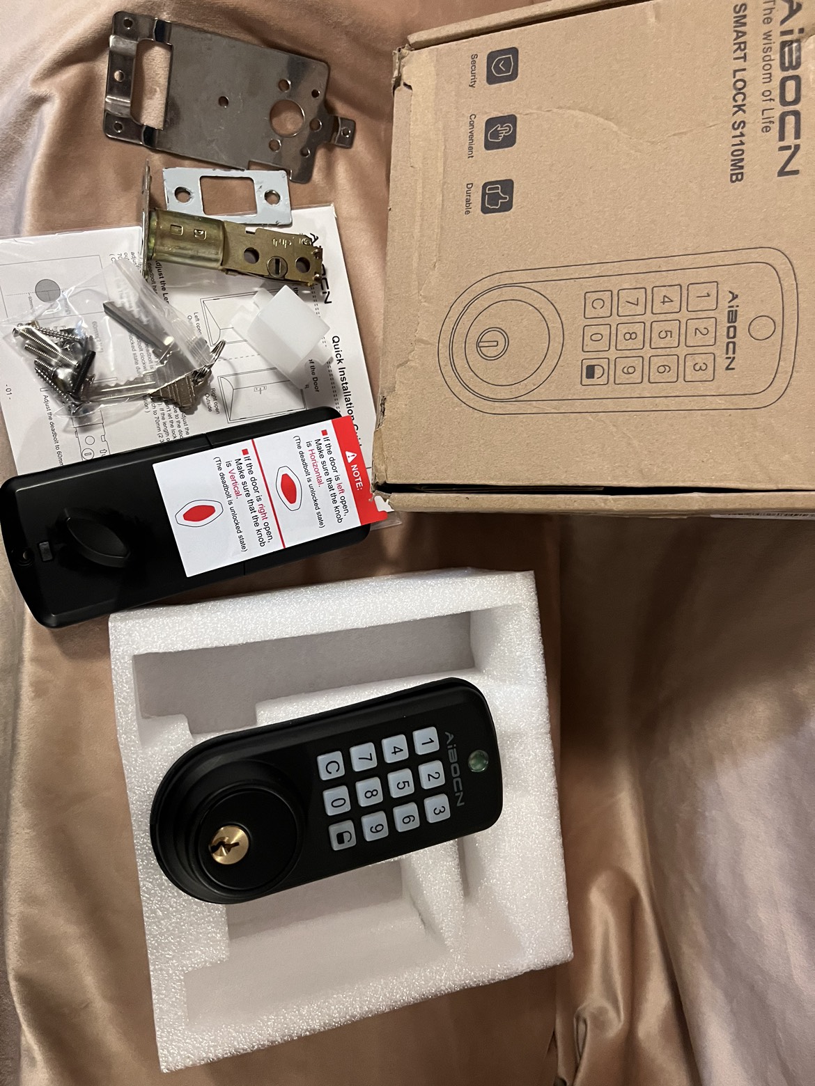 Keyless door lock image indicator(2)