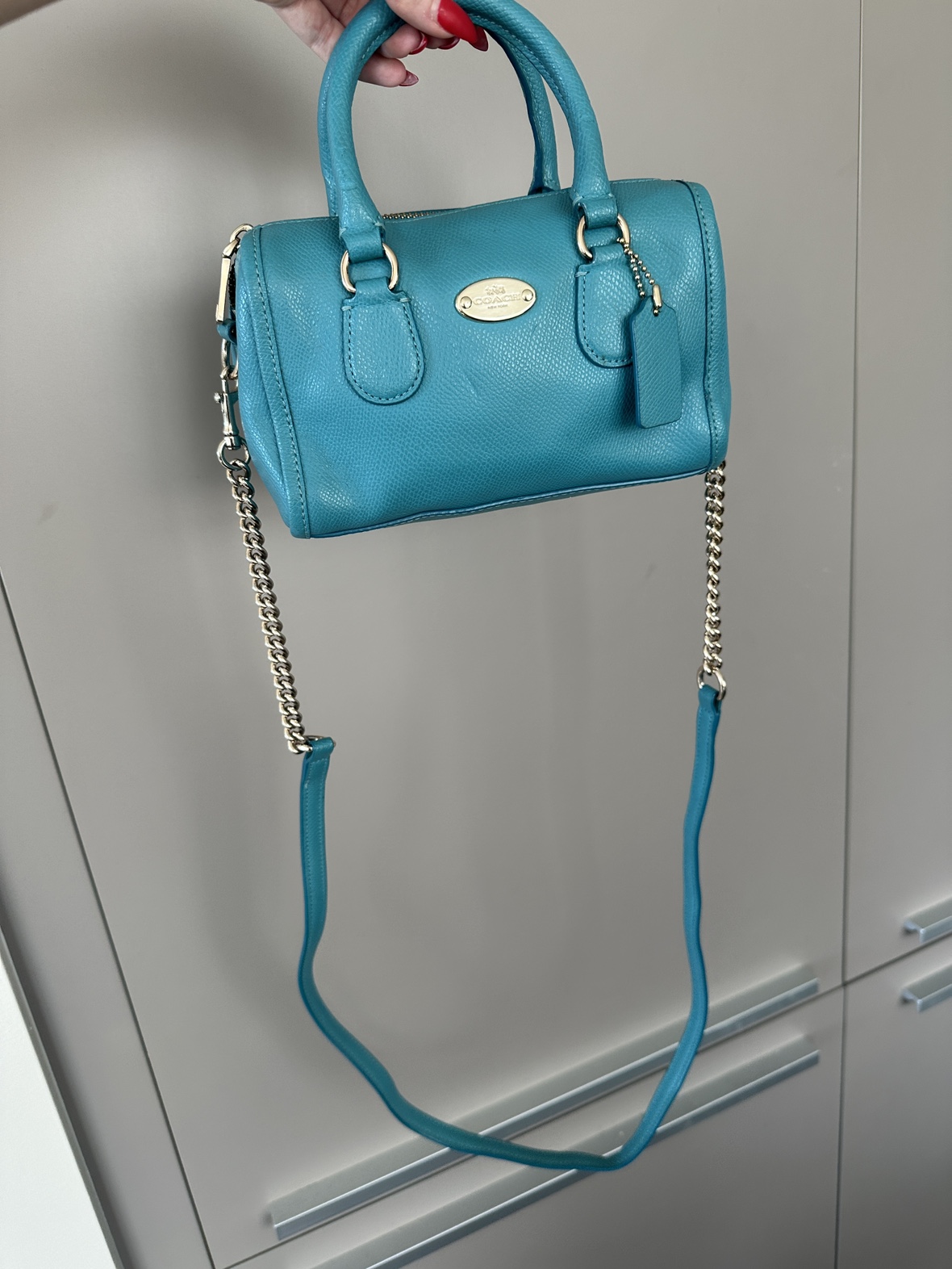 Coach Leather Super Mini Bennet Satchel Crossbody - photo 2