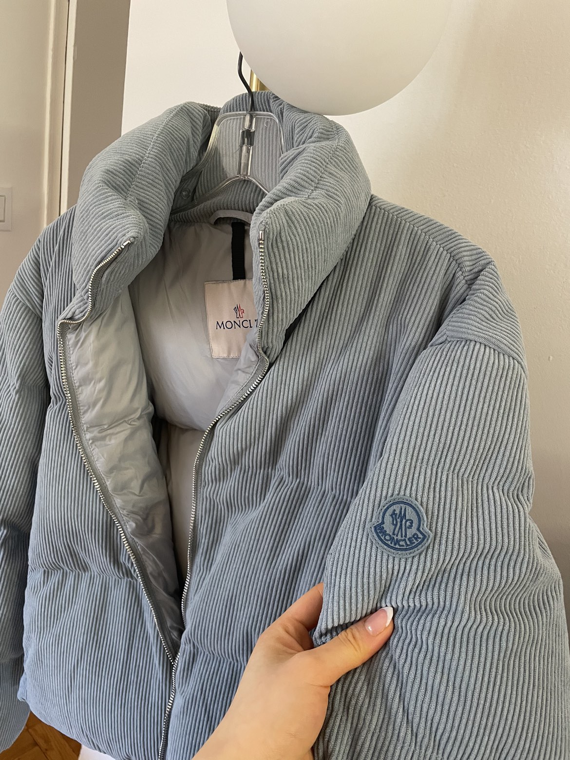 Moncler light blue puffer jacket - photo 2