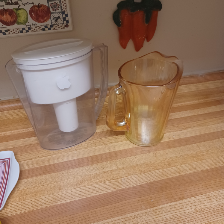 water jug or glass mug