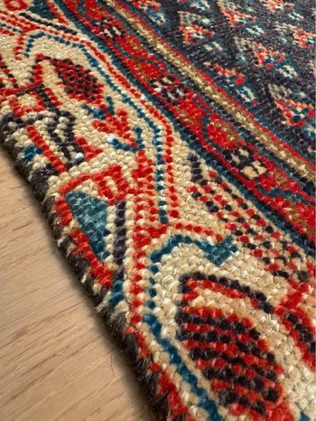 2’5” x 9’9” Vintage Handmade Persian Arak Runner Rug - photo 5