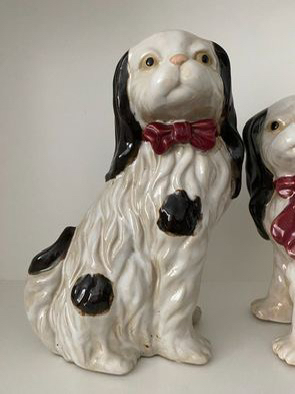 Staffordshire Spaniel Dog Figurines from Elte image indicator(2)