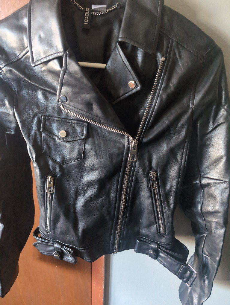 Divided by H&M faux leather jacket - photo 3