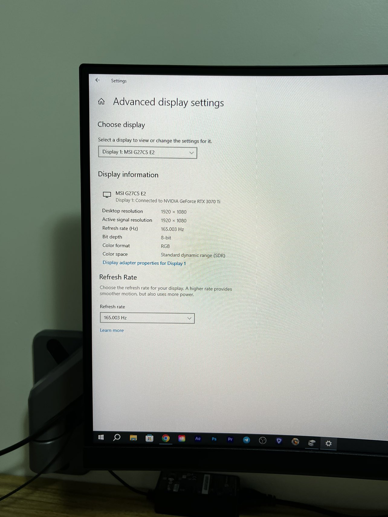 GAMING MONITOR MSI G2705 E2 CURVED 170 Hz NEW - photo 2