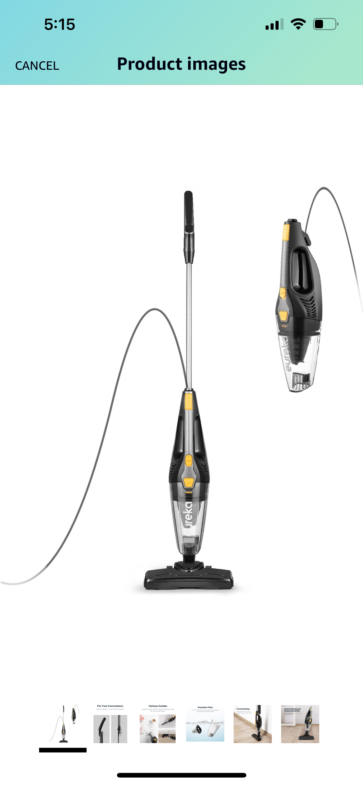 Eureka Lightweight Stick Vacuum Cleaner