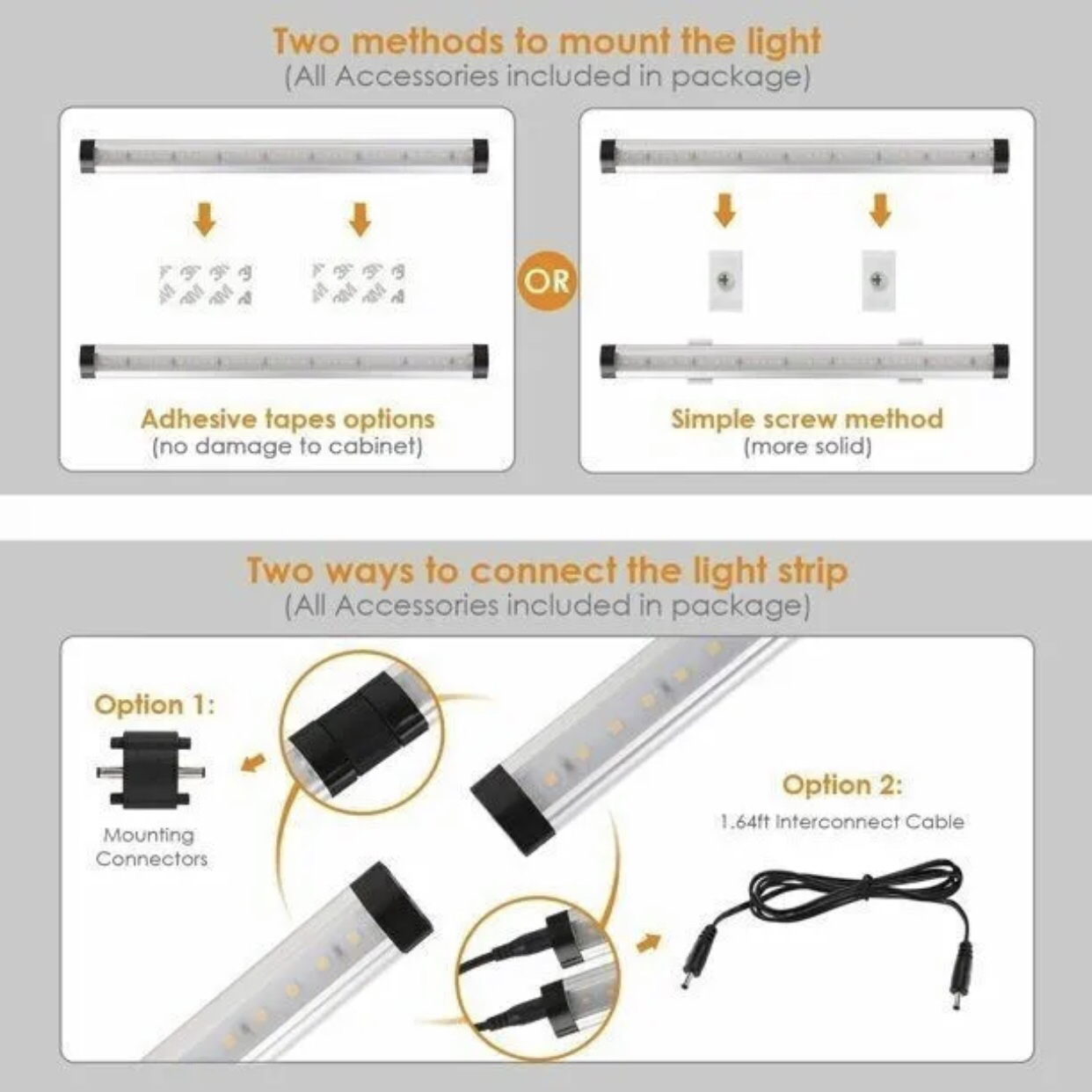 Under Cabinet Lighting with Remote Control image indicator(4)