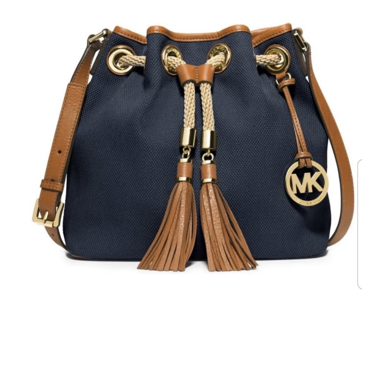 Michael Kors like new never used denim tote bag small image indicator(8)