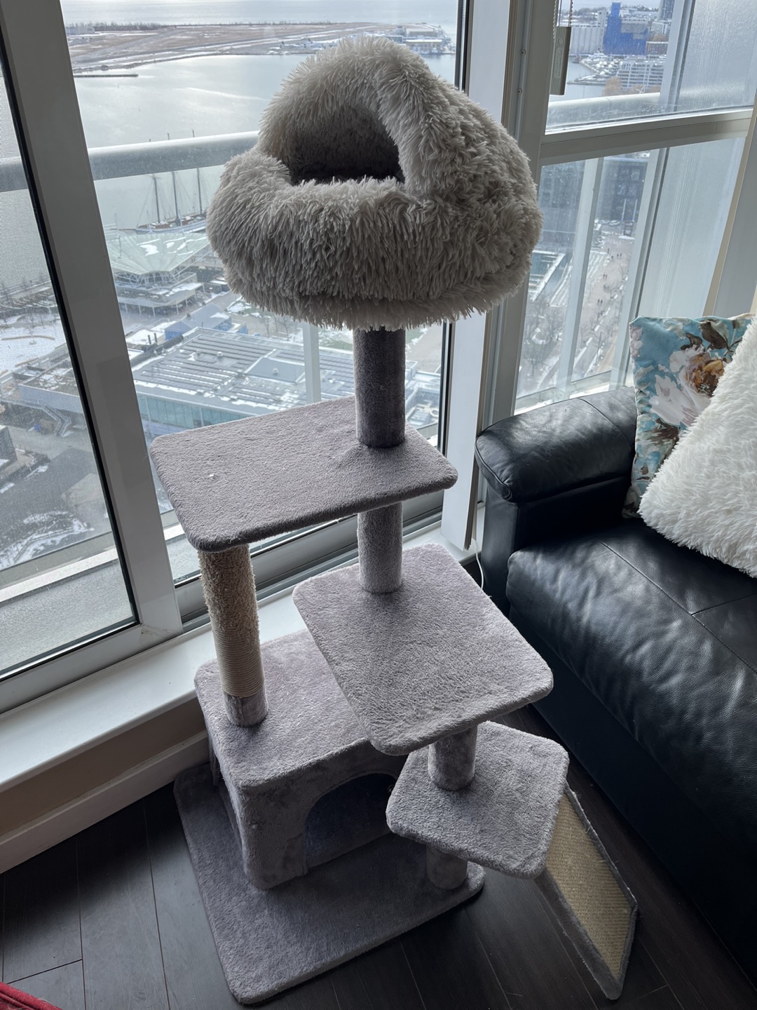 Tall 4-level cat tree 48” thumbnail
