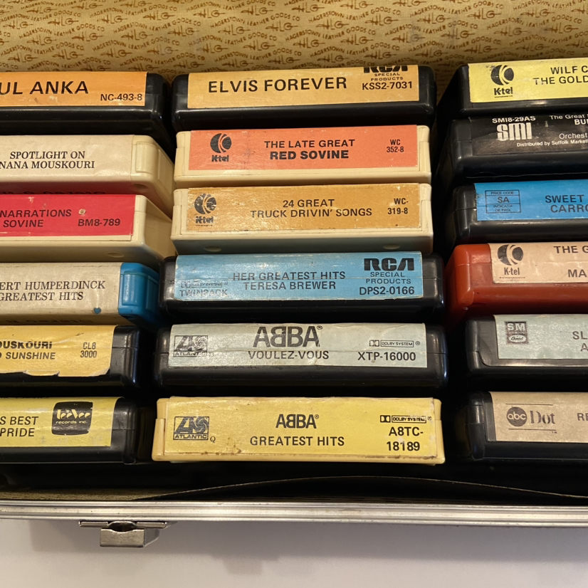 8-track cassettes and case #freecycle - photo 5