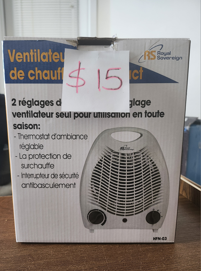 RS HEATER AND FAN