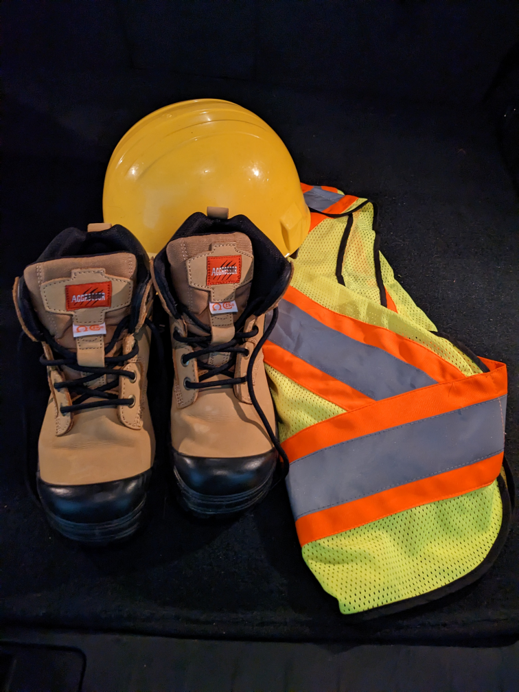 Ladies steel toe boots like new thumbnail