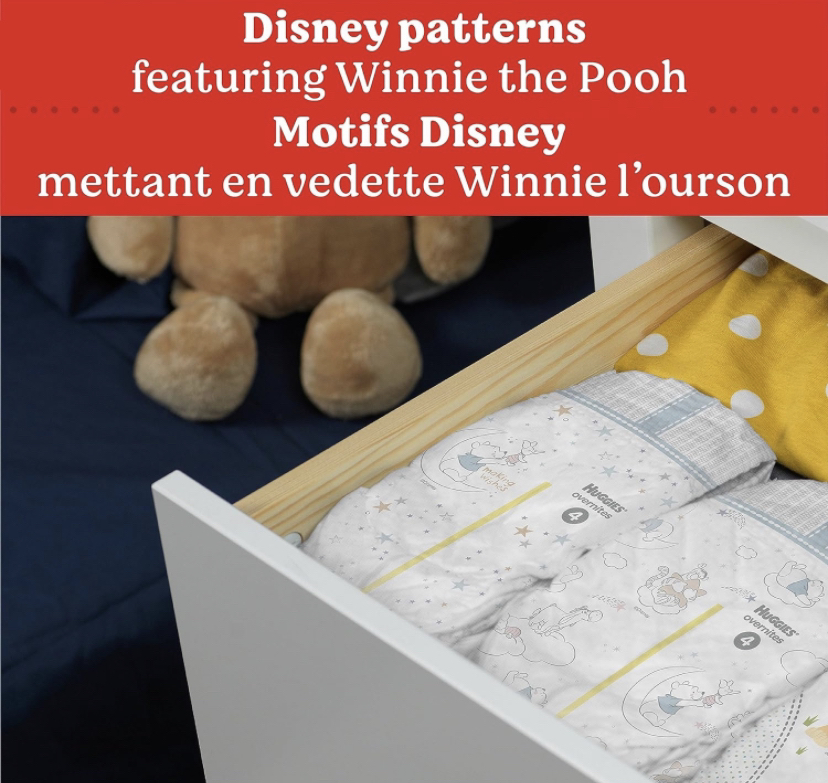 HUGGIES overnight size 3 baby diapers 24 pack image indicator(7)