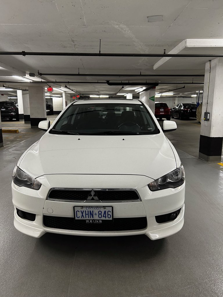 Mitsubishi Lancer GTS 2008 white thumbnail
