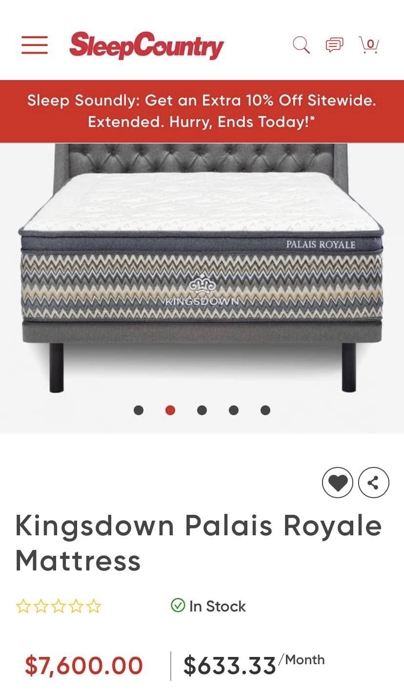 Palais Royale Kingsdown mattress - photo 3
