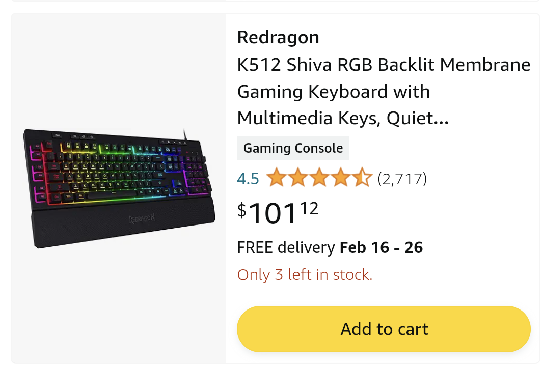 RBG Redragon backlight keyboard & mouse - photo 3