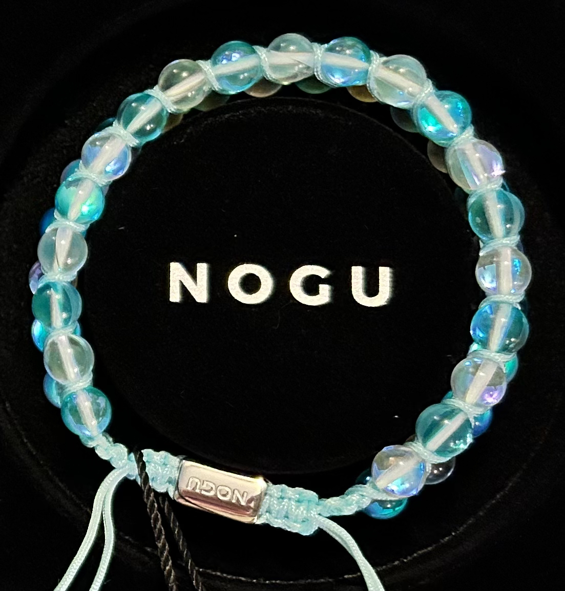 ✨✨Blue Nebula x Rainbow Supernova Galaxy Glass NOGU Bracelet image indicator(4)