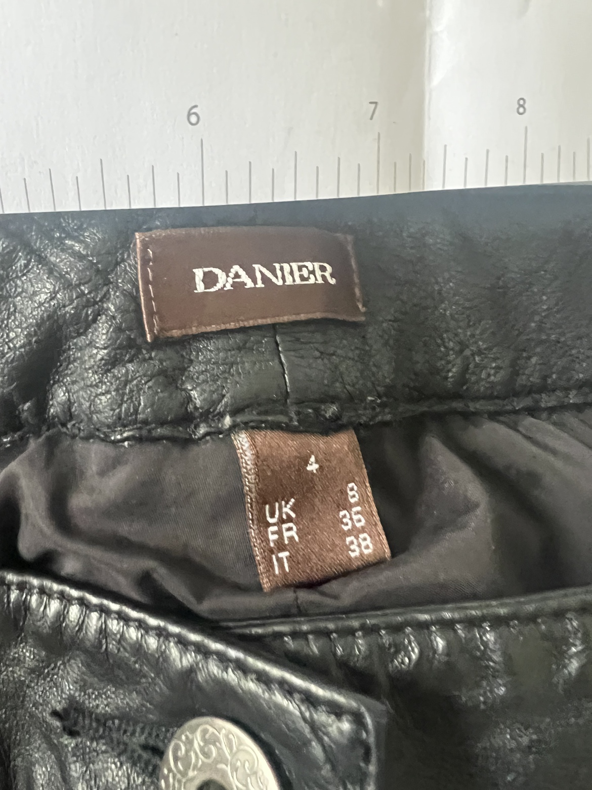 NWOT Danier leather jeans image indicator(3)