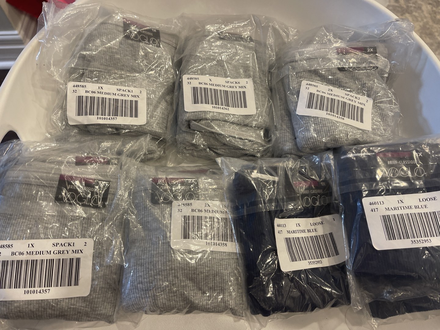 NIP women’s plus size panties (14 pairs)