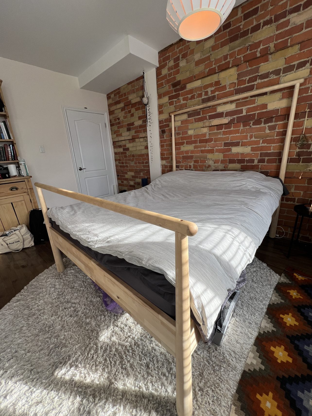 Queen bed frame - solid wood