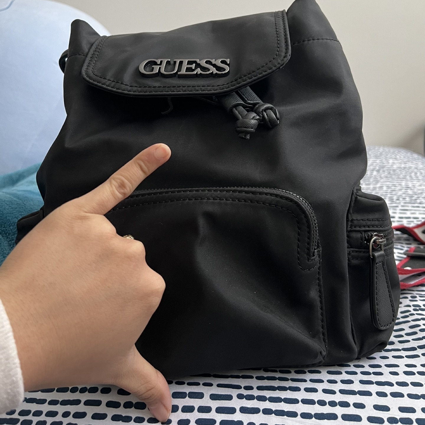 Guess Black Backpack