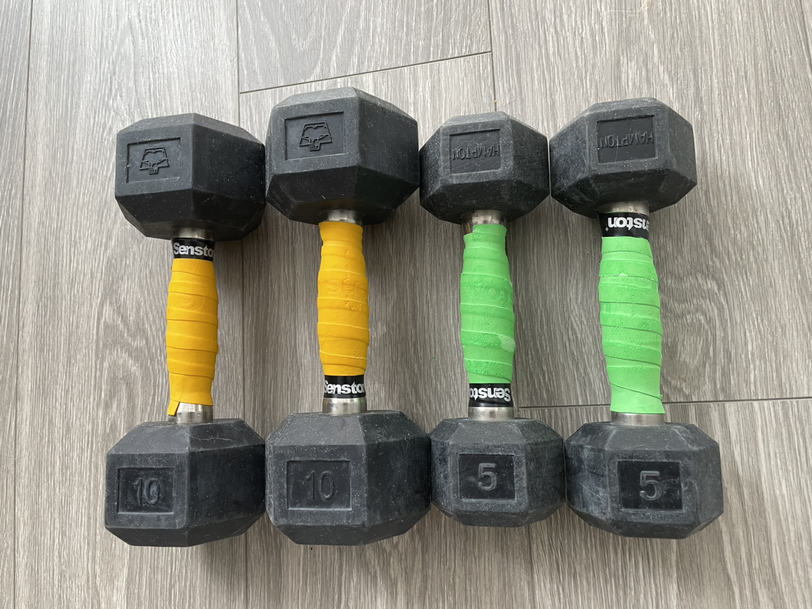 5 and 10lbs Dumbbell Set thumbnail