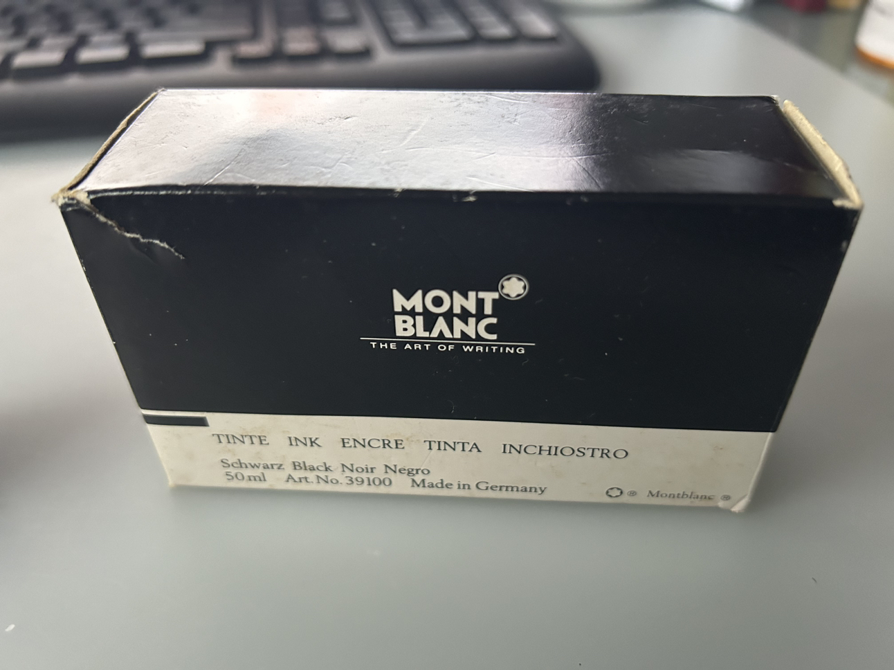 Mont Blanc fountain pen ink thumbnail