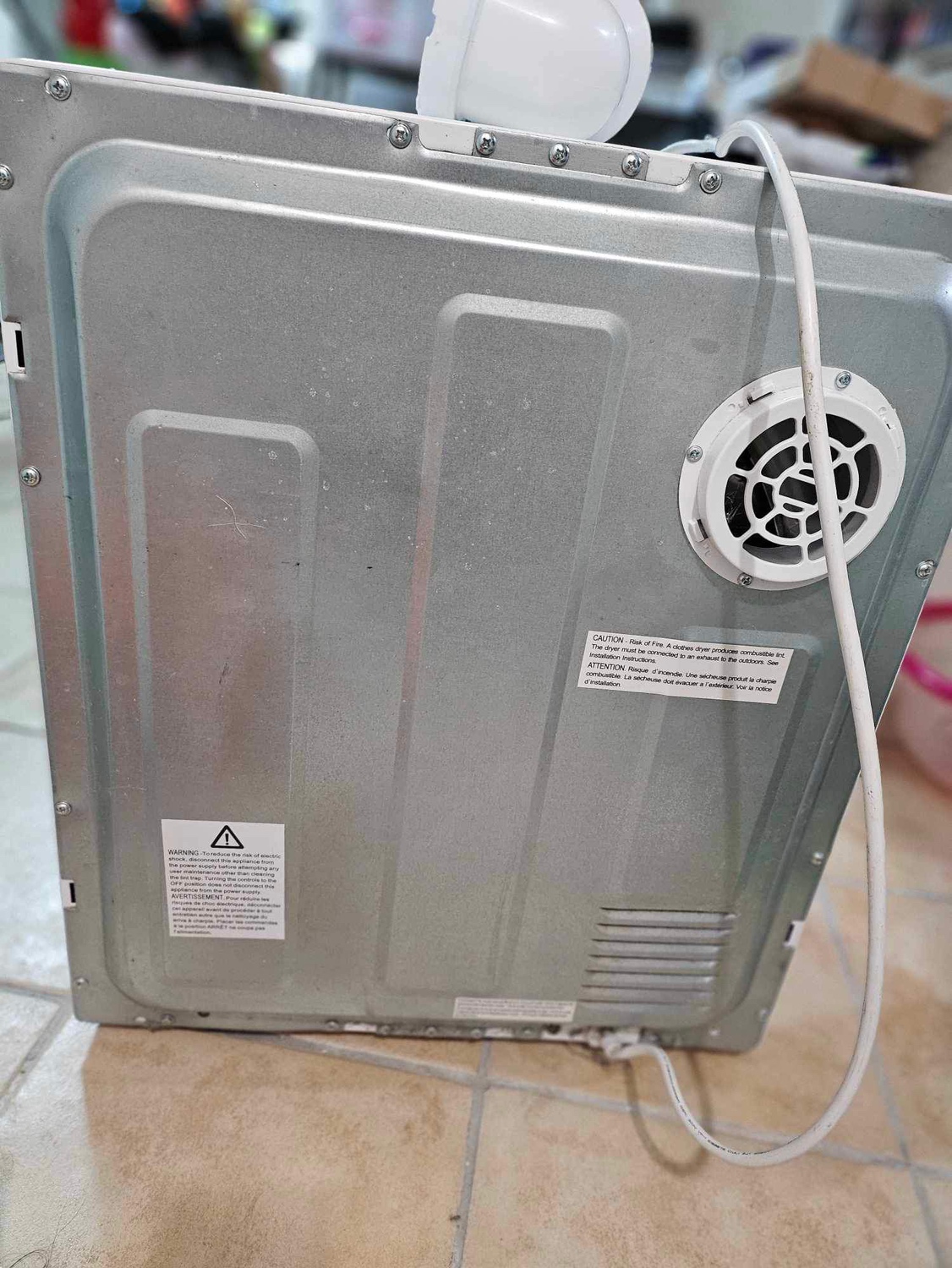 COSTWAY Compact Laundry Dryer, 110V Electric Portable Clothes 🥕 image indicator(7)