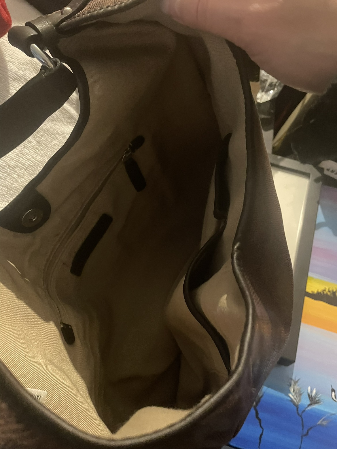 Banana Republic Brown Lucia Lizard Hobo Bag - photo 3