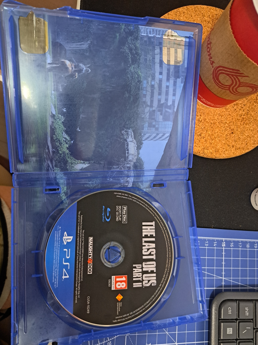 Last of Us 2 PS4 play disc only #freecycle - photo 2