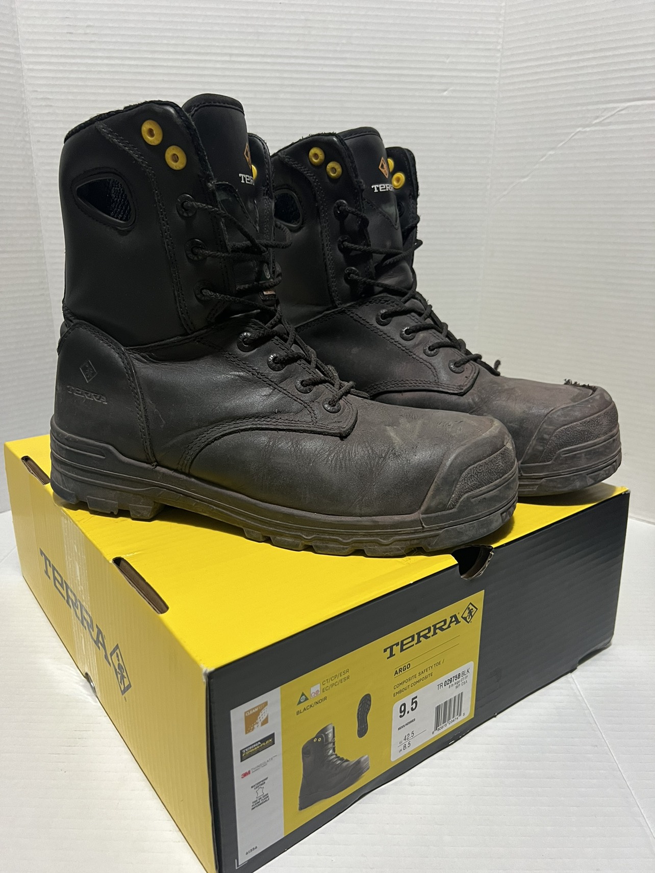 Terra Men's 9.5 TERRA ARGO CSA Work Boots image indicator(3)