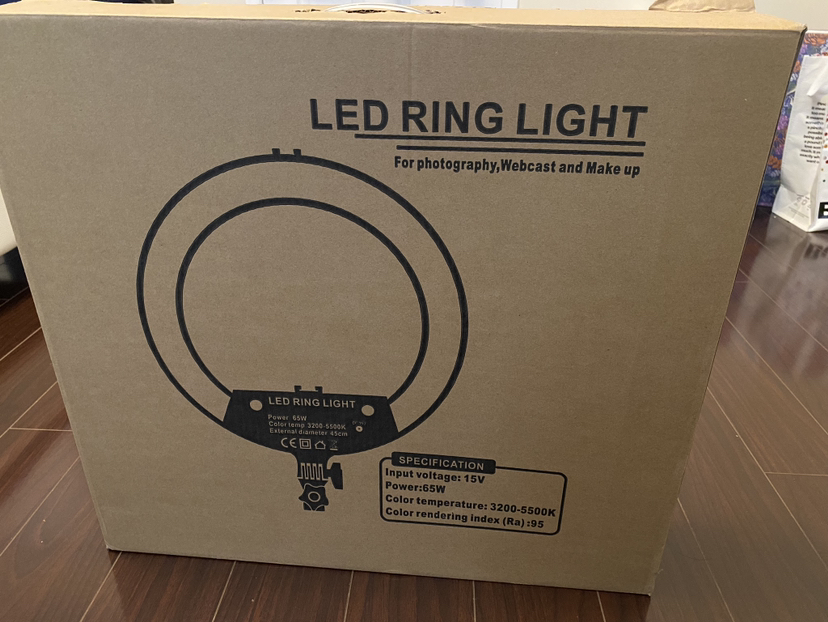 Ring light with stand image indicator(8)