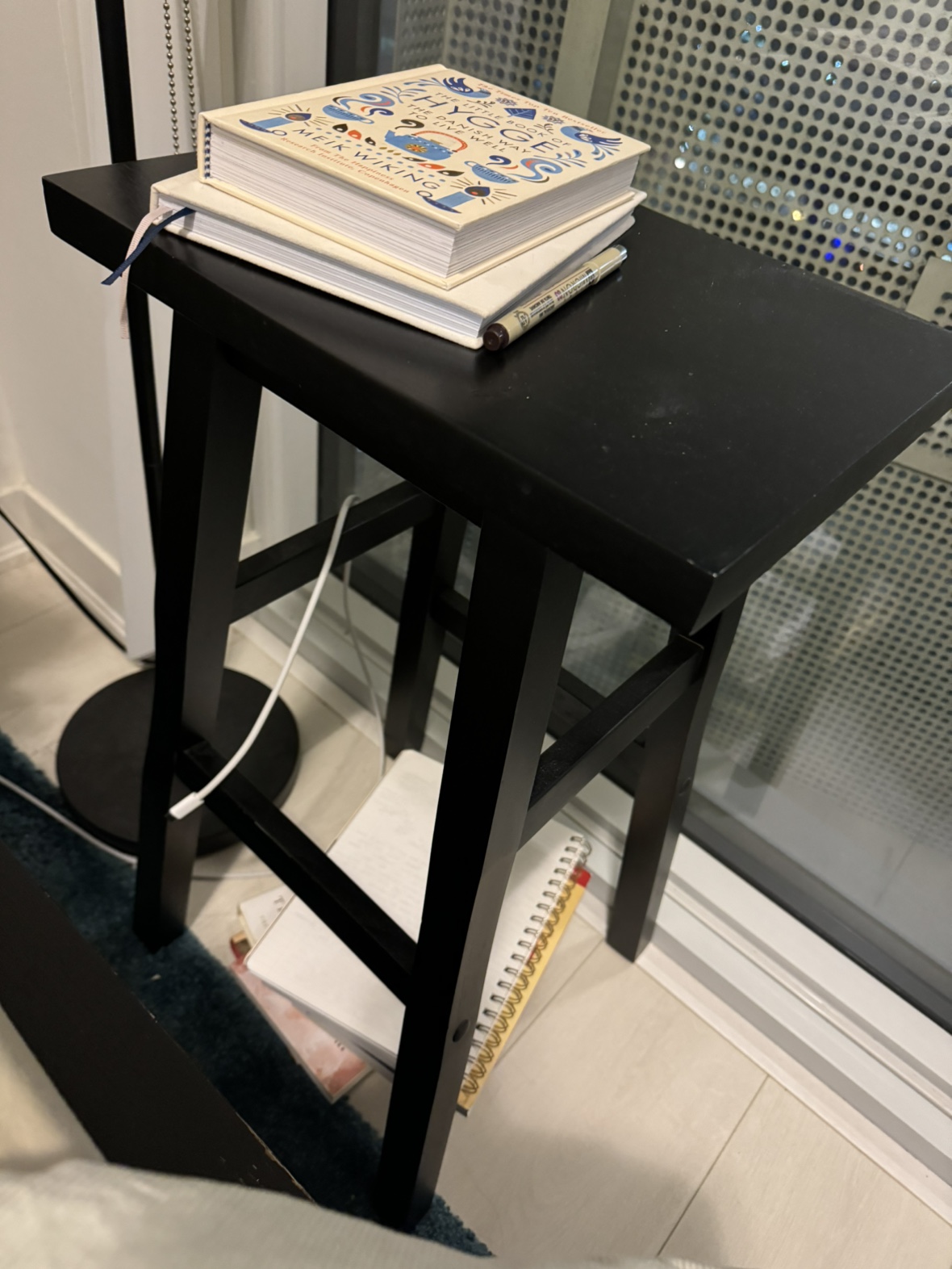 1x Black Counter Stool image indicator(5)