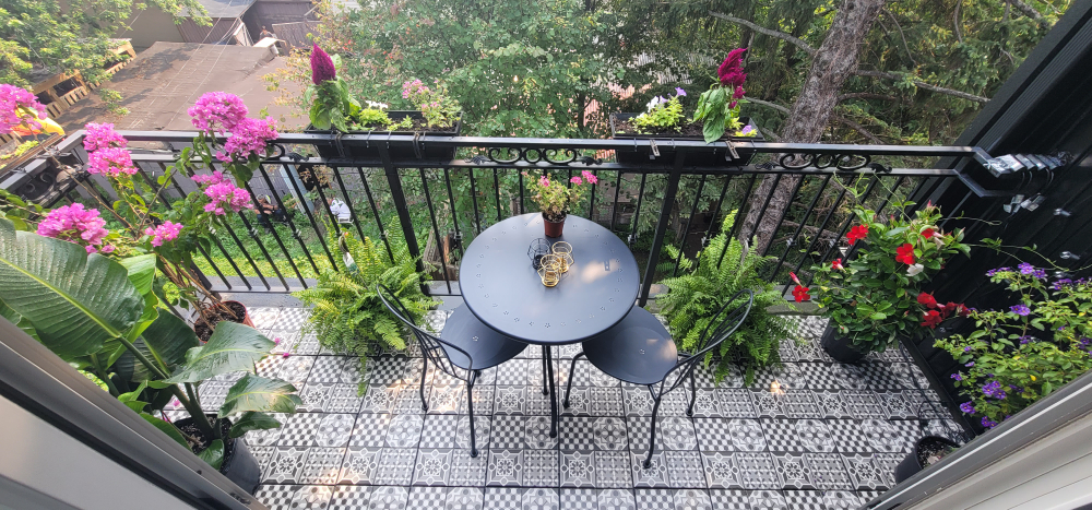 Metal Outdoor Table and Chair Set