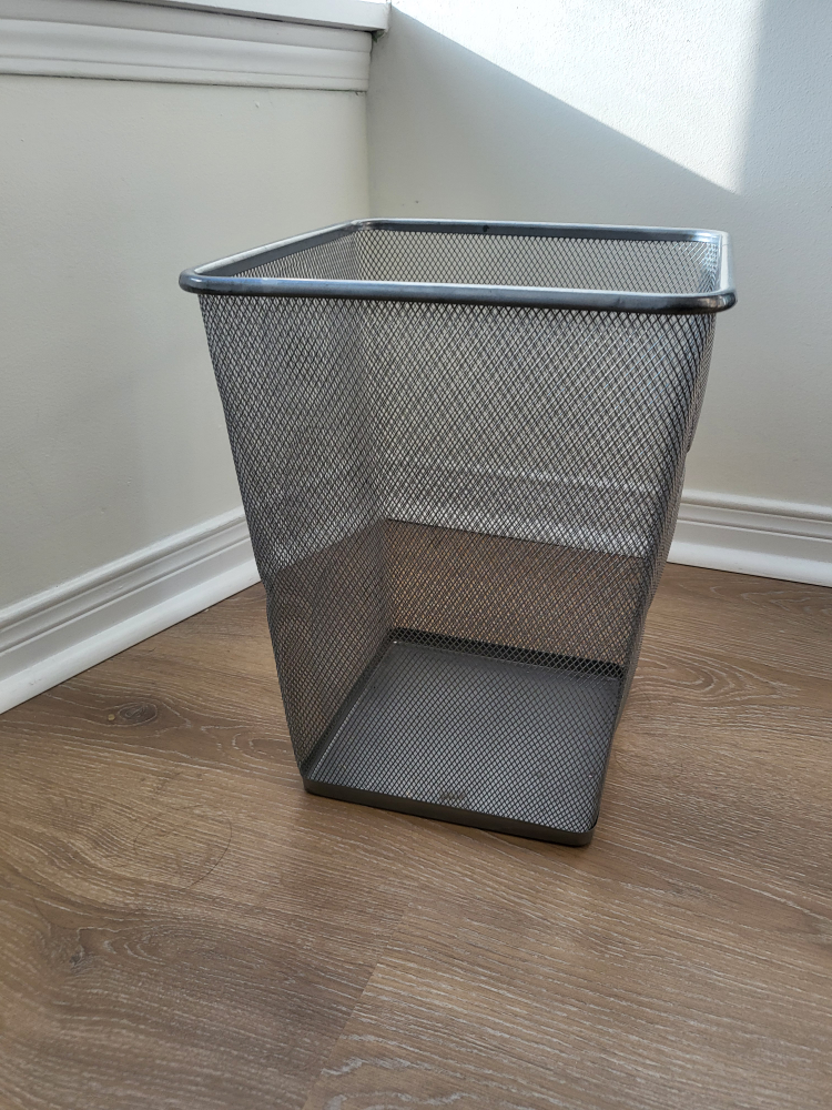 steel garbage bin