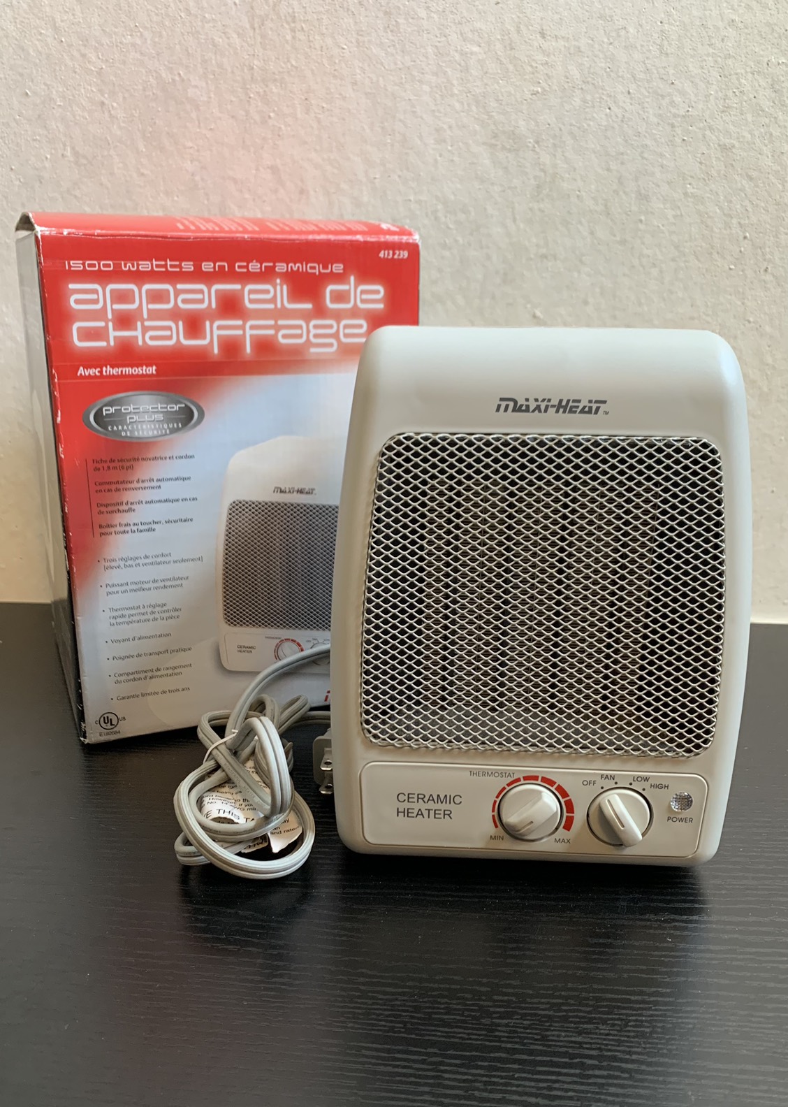Portable Ceramic Heater thumbnail