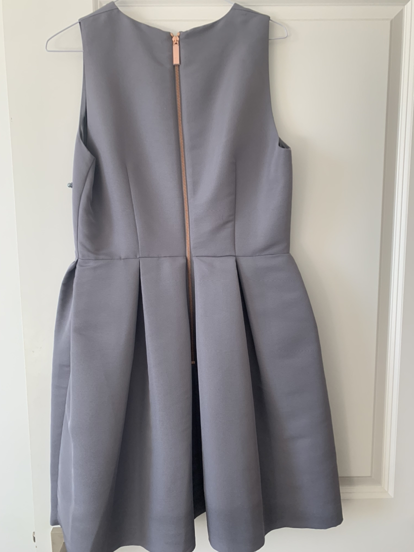 Ted baker gray dress(size 3) image indicator(2)