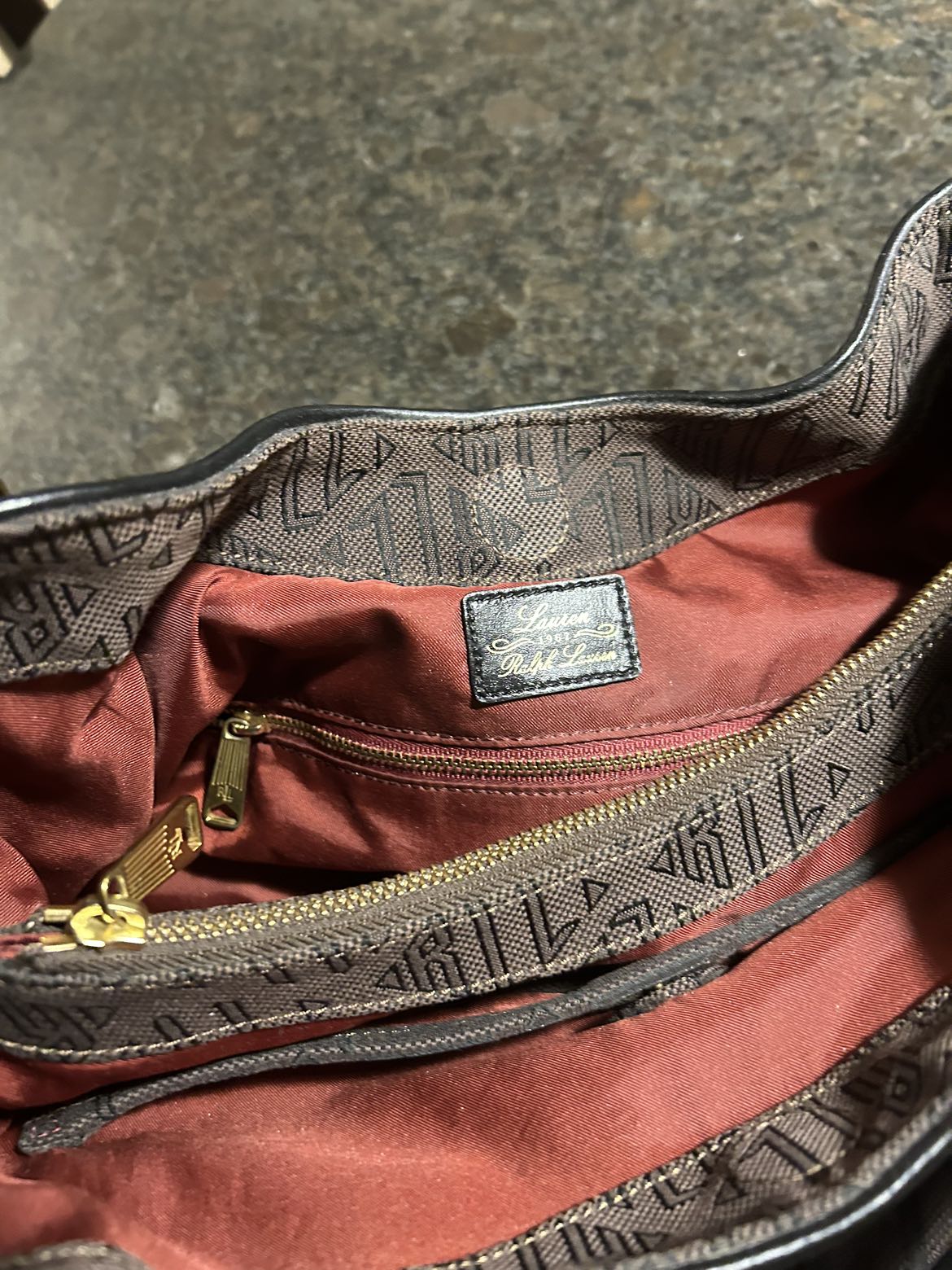 Ralph Lauren vintage handbag like new light wear image indicator(6)