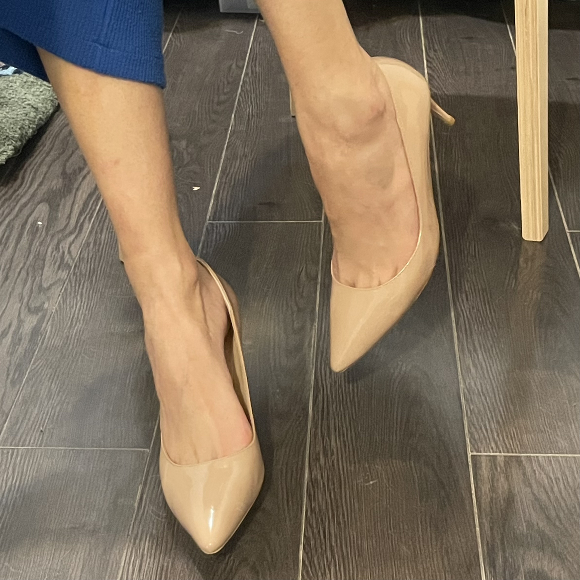 nude patent pumps 70mm size 38 - photo 5