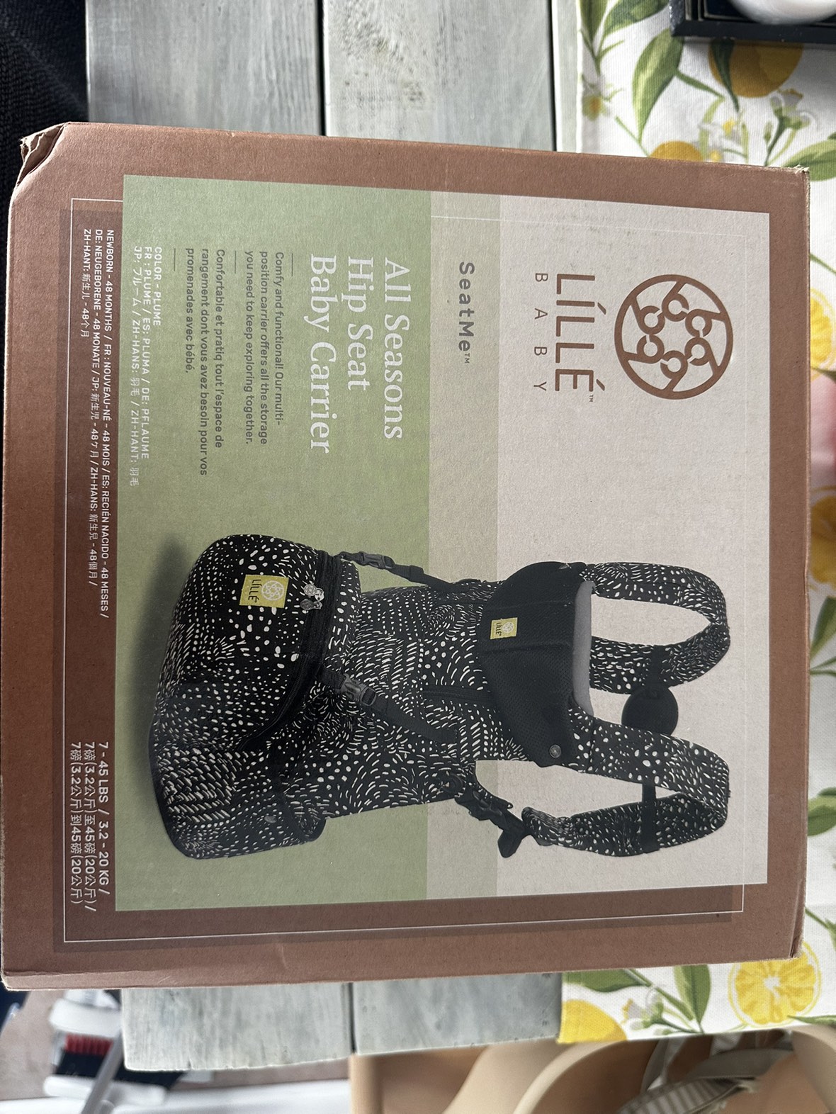 Brand New In-Box LILLEBaby All Seasons Hip Seat Baby Carrier image indicator(2)