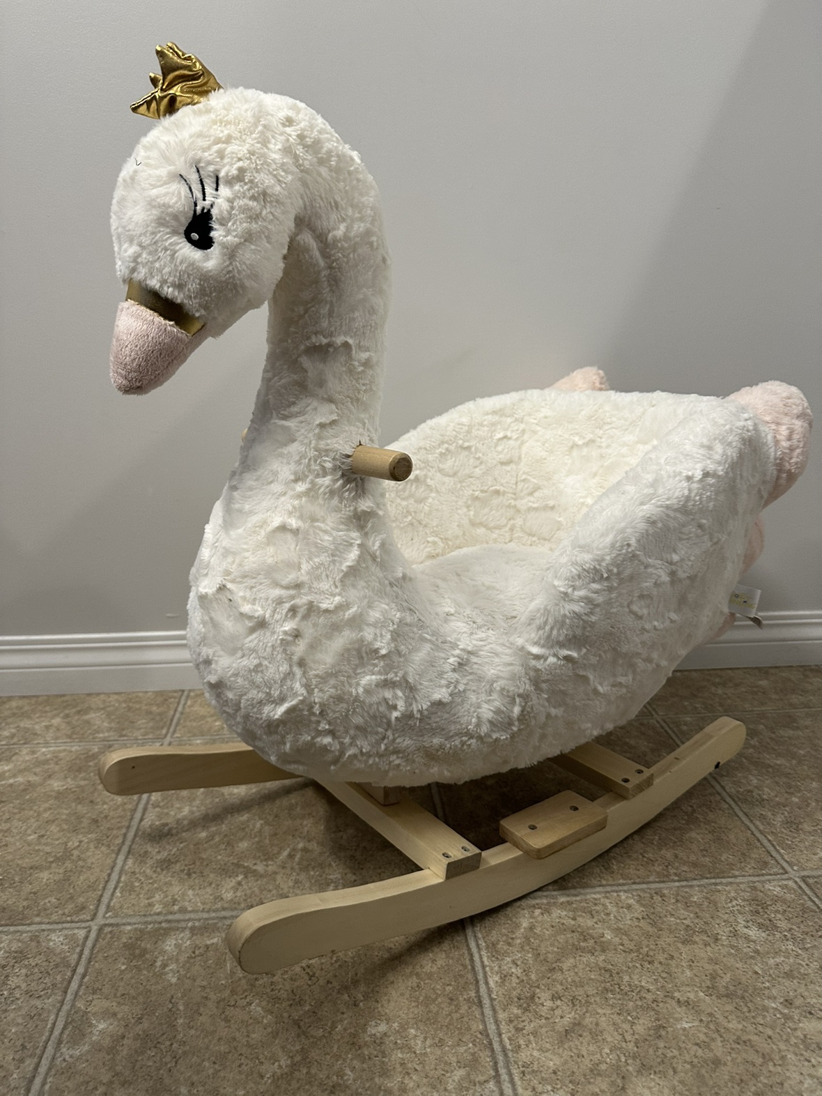 Rocking Swan Chair Toy for Baby Toddler