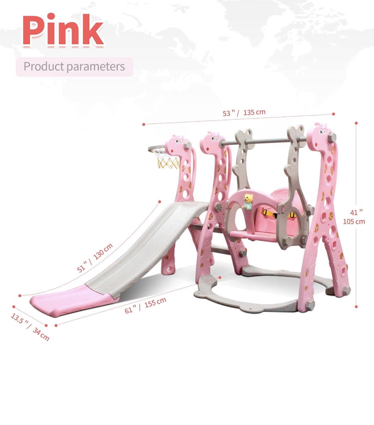 Kids swing and slide set - photo 2