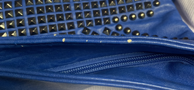 Blue Studded Crossbody Purse - photo 4