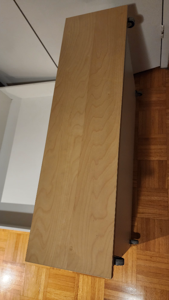 white stained oak veneer, understorage bed box for high bed.