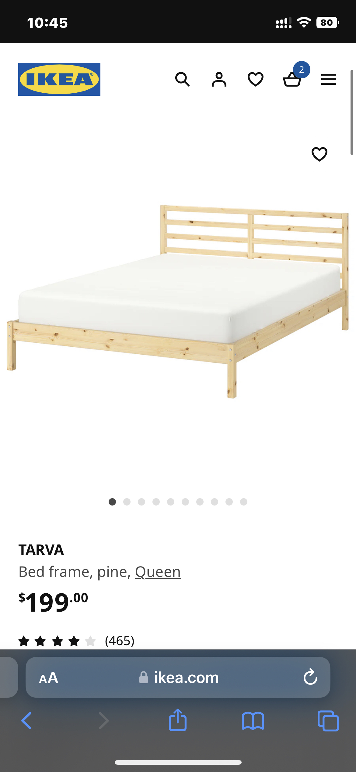 Ima queen size bed frame - photo 2
