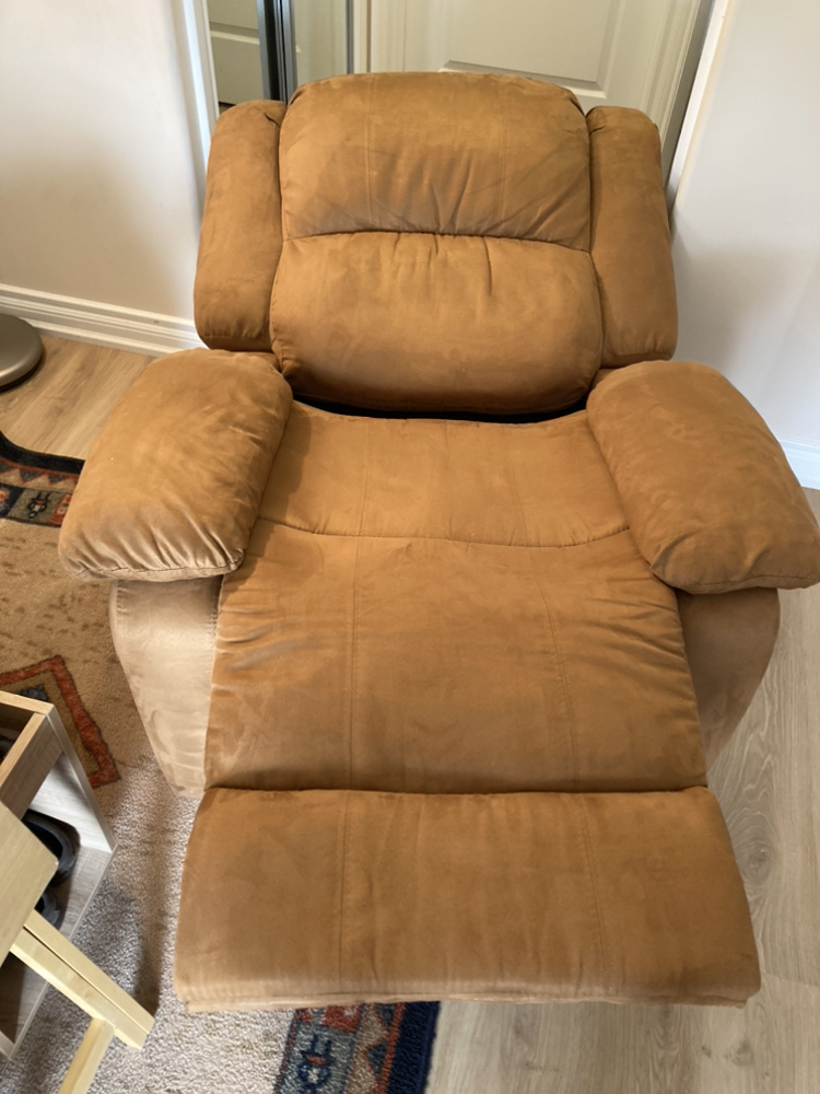 Wallhugger Manual Recliner in Microsuede - photo 5
